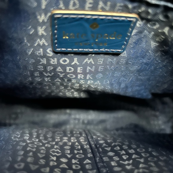 Kate Spade Crocodile skin embossed patent leather Tote - Picture 5 of 7